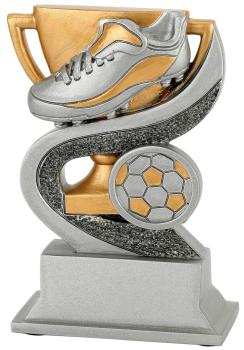Resin Fußballfigur 8x12cm inkl. Schrift/Logo und Montage