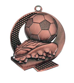 Fußball Medaille 50mm Ø ,3Farben inkl- Schrift,Band und Montage je 1,40€
