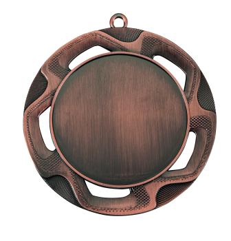 Medaille 70mm Ø inkl.22mm Band,Vorne 50mm Vereinslogo,Aukleber mit Text und Montage 2,20€