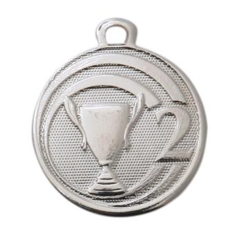 32mm Ø Medaille Siegerpokal/Plätze 3 Farben zur Wahl,inkl. 10mm Band/Aufkleber/Montage