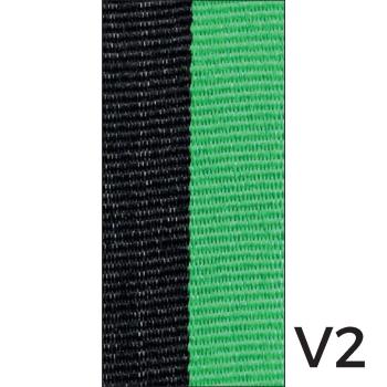 Band 22mm Schwarz/Grün