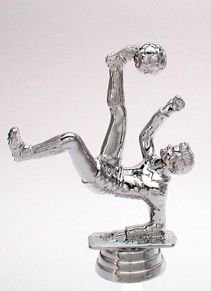 14,3cm Fußballspieler auf Marmorsockel 3 Farben zur Wahl inkl. Kunststoffaufkleber/Text/Logo/Montage
