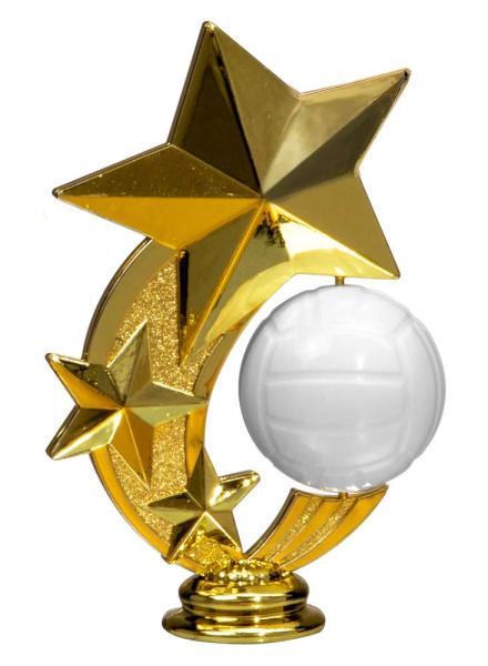 Handballfigur drehender Ball 15cm Hoch inkl. Klebeschild/Text/Logo/Montage