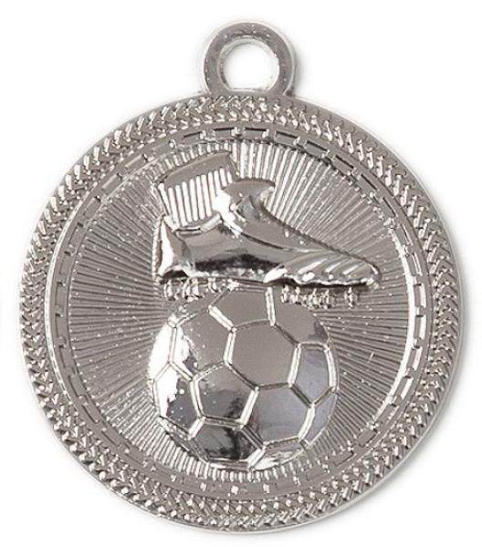 Fußball Medaille 70mm Ø inkl.22mm Band,Aukleber mit Text und Montage 1,70€
