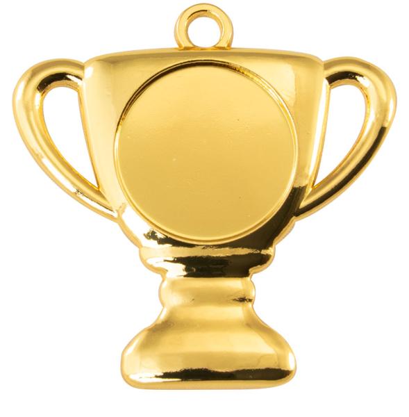 58x51mm Pokal Medaille inkl. 10mm Band,Aufkleber/Text/Vereinslogo und Montage je 1,50€