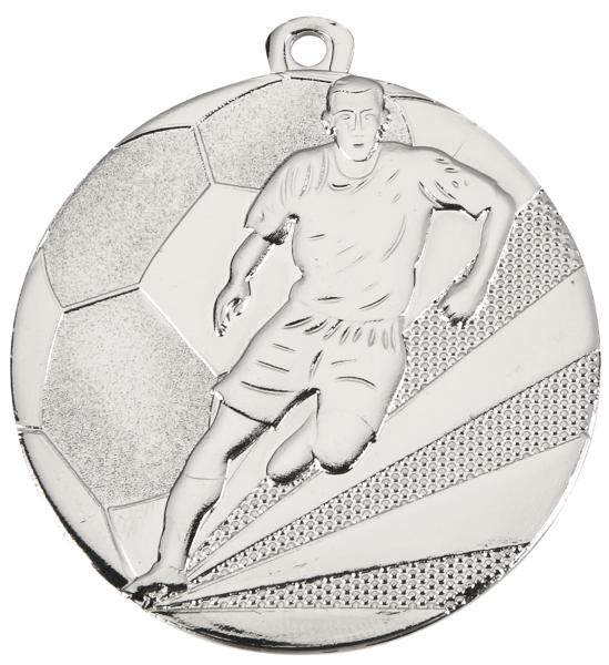 Fußball Medaille 70mm Ø inkl.22mm Band,Aukleber mit Text und Montage 1,50€