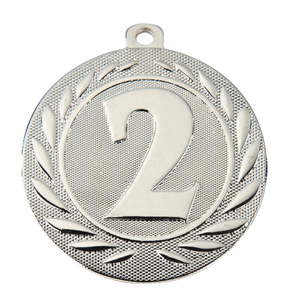 50mm Ø Medaille 1-2-3 , inkl. 10mm Band/Aufkleber/Text/Logo/Montage je 1,10€