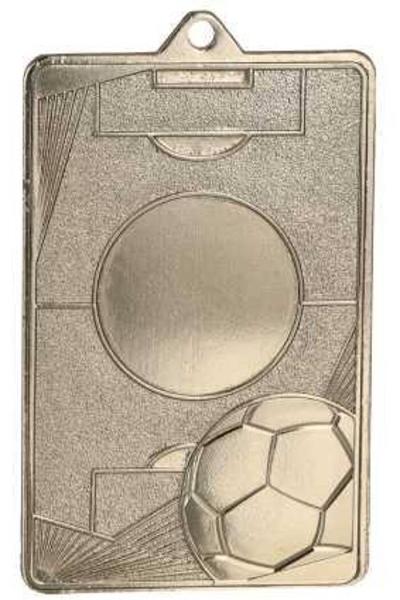 Fußballfeld Medaille 7x4,50cm ,3 Farben. Inkl. Schrift,Band und Montage je 1,50€