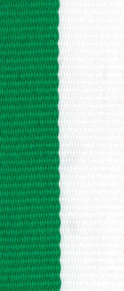 Band 10mm Grün/Weiß