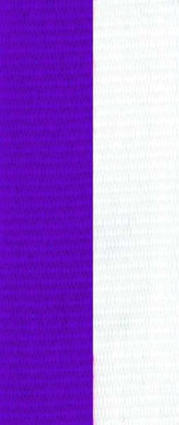 10mm Band Lila/Weiß