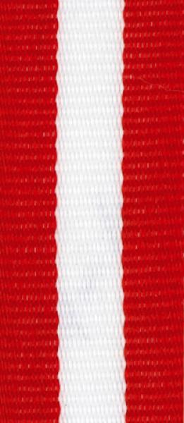 10mm Band Rot/Weiß/Rot