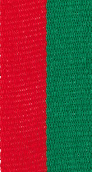 10mm Band Rot/Grün