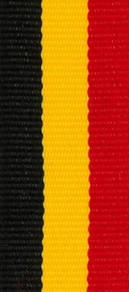 10mm Band Schwarz/Gelb/Rot