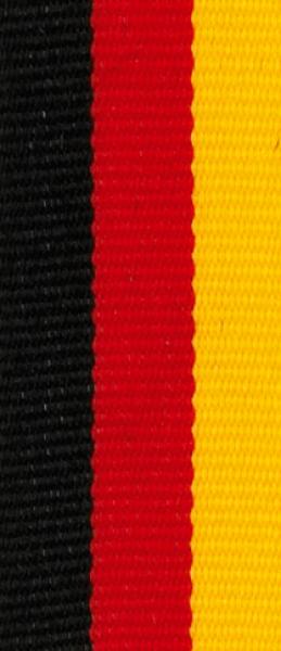 10mm Band Schwarz/Rot/Gelb