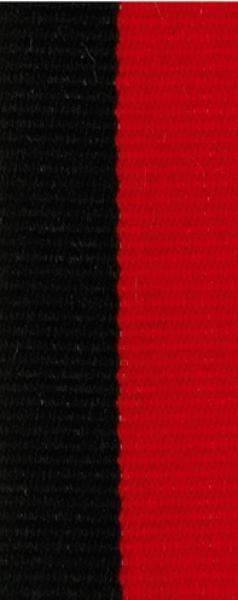 10mm Band Schwarz/Rot