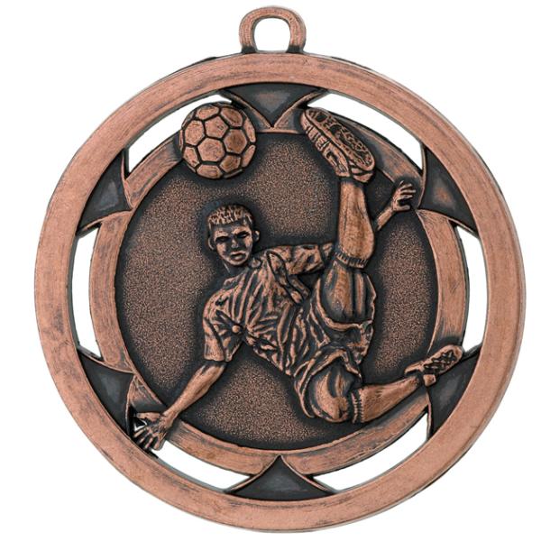 Die Fußballmedaille in 50mm alles im Preis inkl. je 1,40€