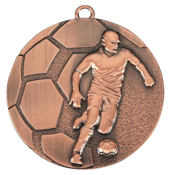 Fußball Medaille 50mm Ø ,3Farben inkl- Schrift,Band und Montage je 1,40€