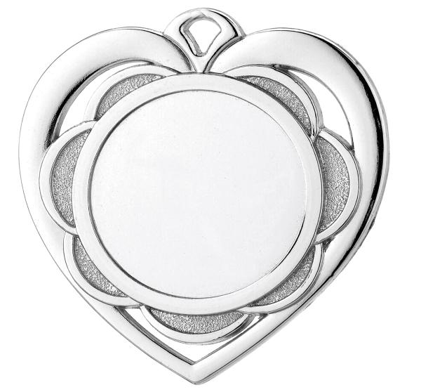 Medaille Herz Form 50mm Ø ,3Farben inkl- Schrift,Band und Montage je 1,40€