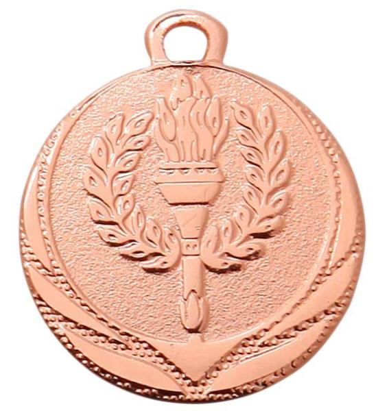 32mm Ø Medaille Siegesfackel 3 Farben zur Wahl,inkl. 10mm Band/Aufkleber/Montage 0,85€