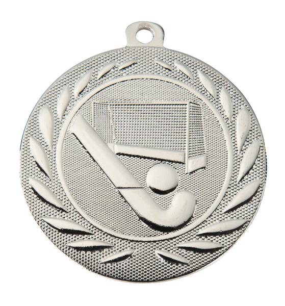 50mm Ø Medaille Feldhockey , inkl. 10mm Band/Aufkleber/Text/Logo/Montage je 1,10€
