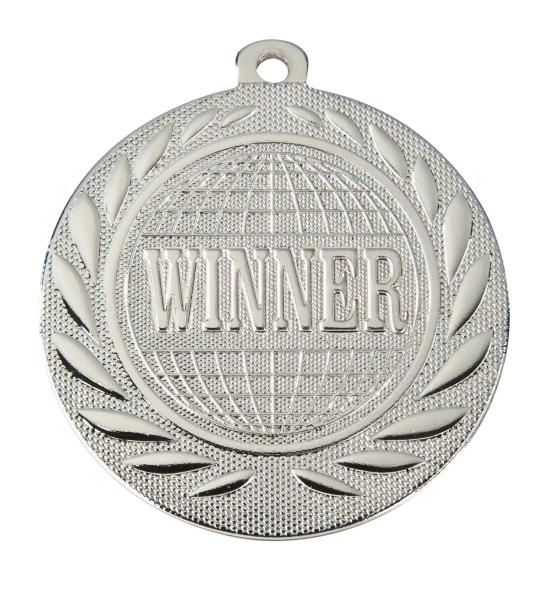 50mm Ø Medaille Gewinner , inkl. 10mm Band/Aufkleber/Text/Logo/Montage je 1,10€