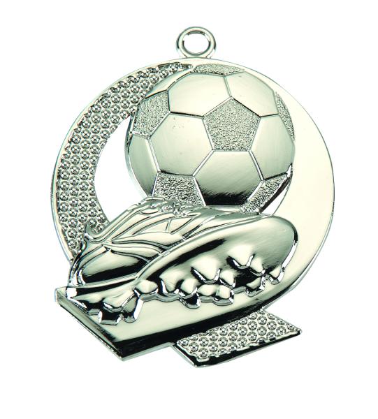 Fußball Medaille 50mm Ø ,3Farben inkl- Schrift,Band und Montage je 1,40€
