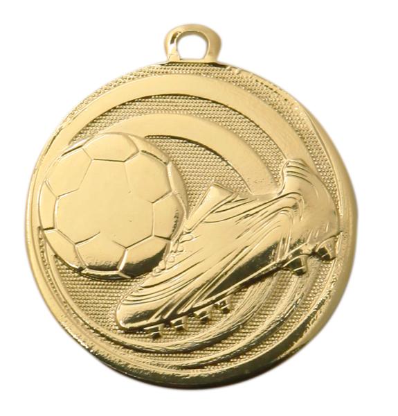 Fußball Medaille 32mm Ø 3 Farben zur Wahl,inkl. 10mm Band/Aufkleber/Montage 0,85€
