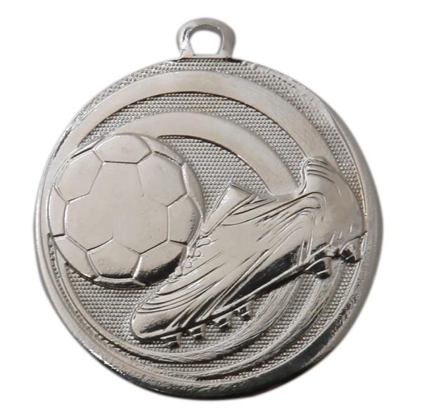 Fußball Medaille 32mm Ø 3 Farben zur Wahl,inkl. 10mm Band/Aufkleber/Montage 0,85€
