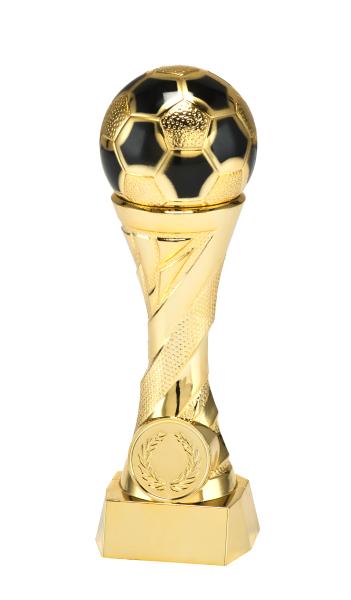 Schwerer Fußballpokal bis 710 Gramm bei 27cm,4 Größen ,2 Farben inkl. Aluschild/Montage